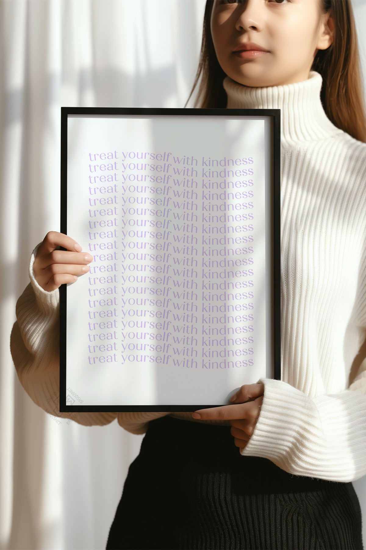 Aura Serisi Siyah Çerçeveli Poster, Tablo No:146