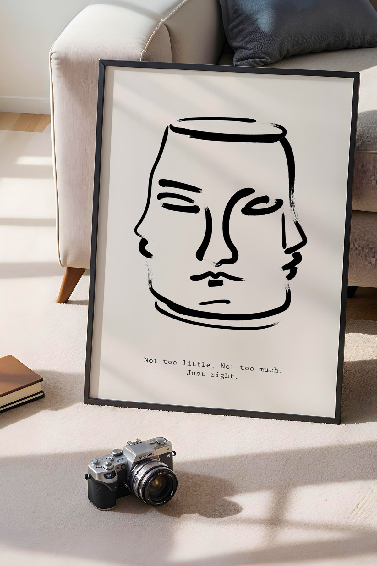 Bohemian Serisi Siyah Çerçeveli Poster, Tablo No:72