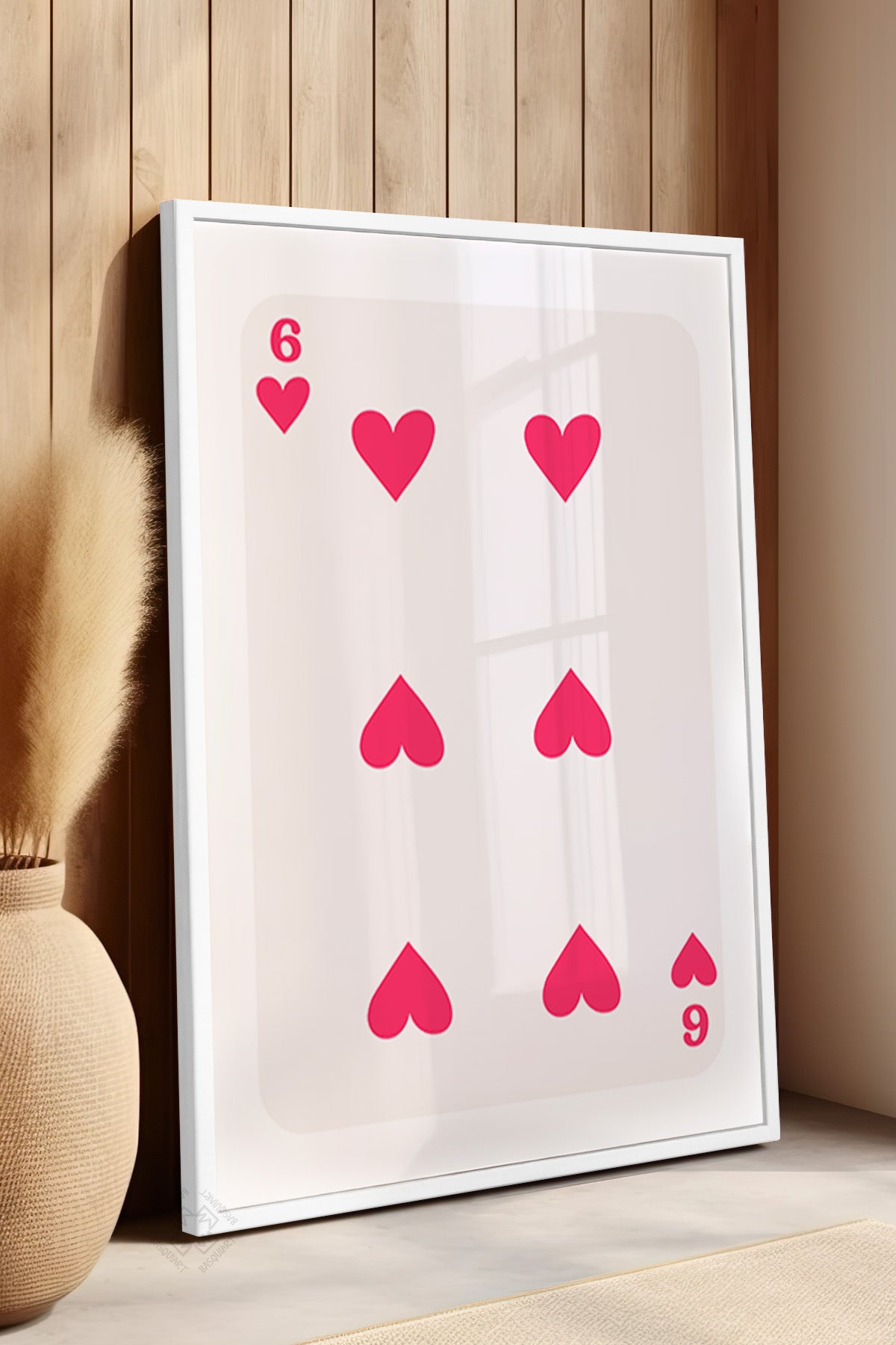 Lucky You Serisi Beyaz Çerçeveli Poster, Tablo Duvar Dekoru No:99