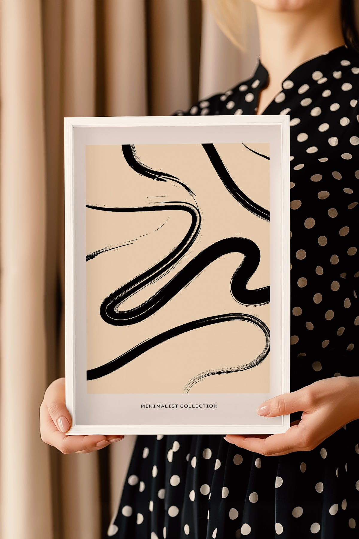 Bohemian Serisi Beyaz Çerçeveli Poster, Tablo No:136