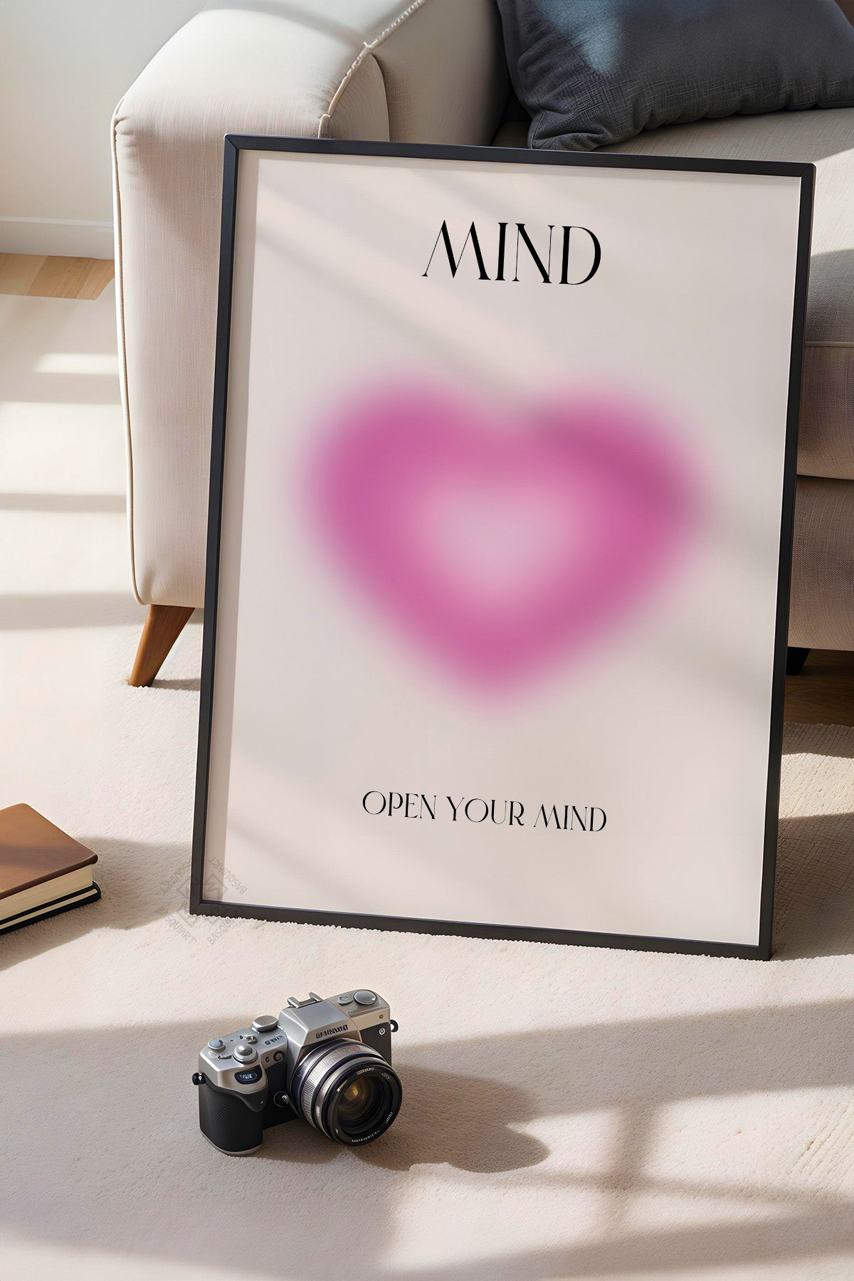Aura Serisi Siyah Çerçeveli Poster, Tablo No:159