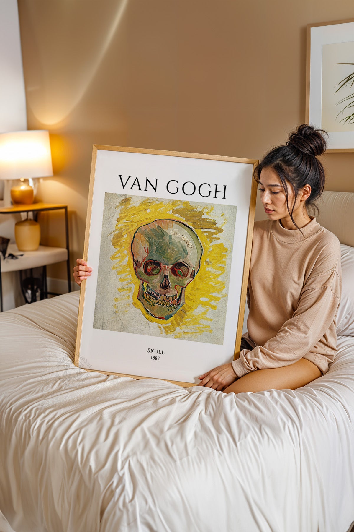 Vincent Van Gogh Serisi Ahşap Çerçeveli Poster, Tablo Duvar Dekoru No:30