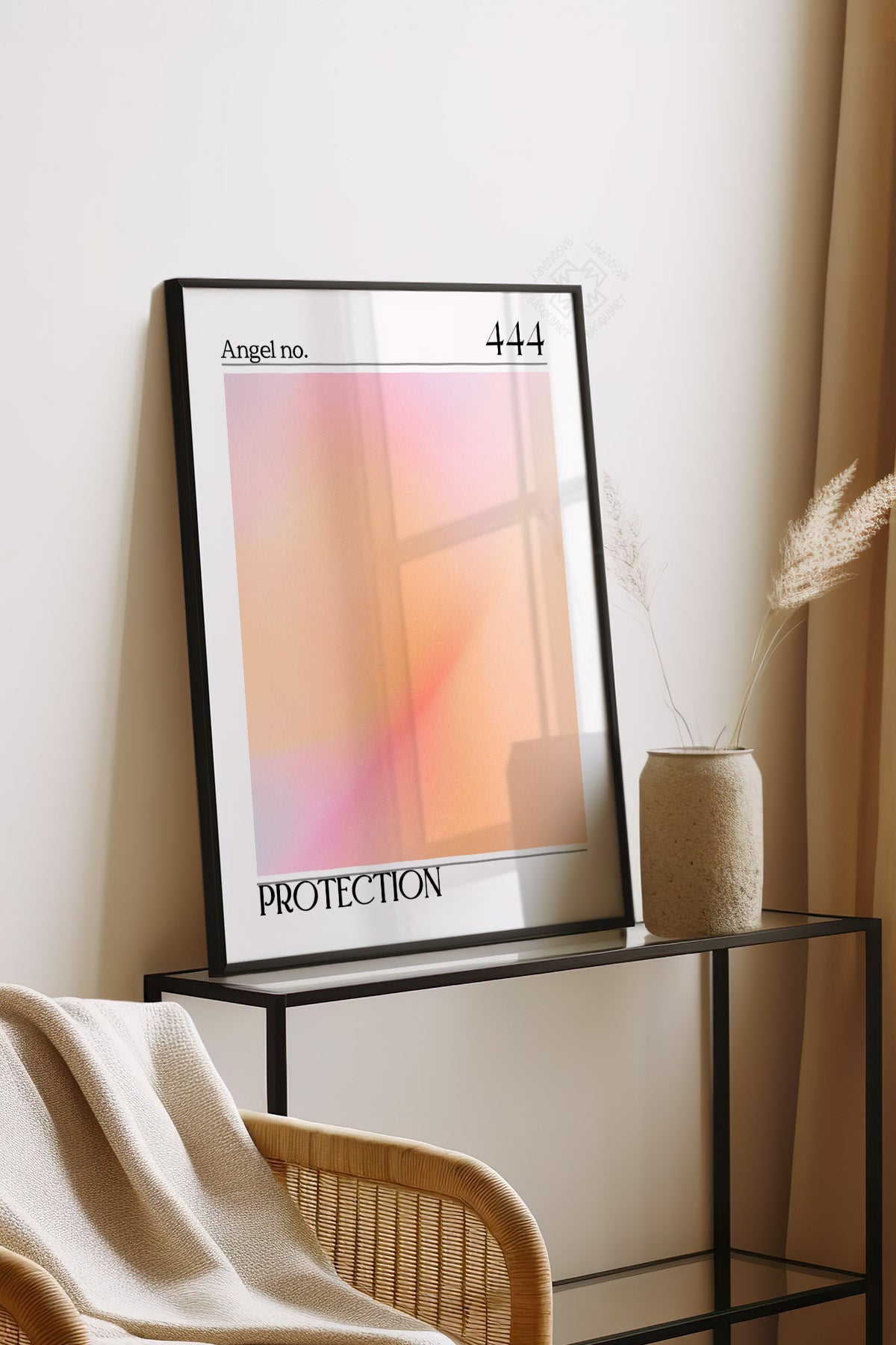 Aura Serisi Siyah Çerçeveli Poster, Tablo No:73