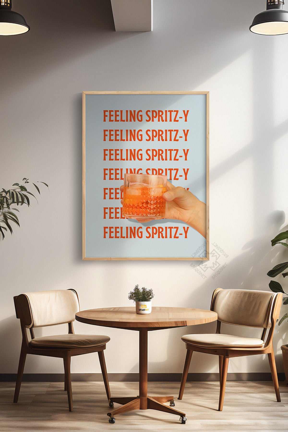 Kokteyl Serisi Ahşap Çerçeveli Poster, Tablo, Cafe, Restoran, Mutfak Duvar Dekoru No:32