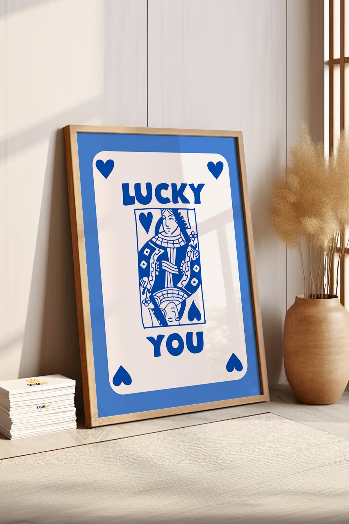 Lucky You Serisi Ahşap Çerçeveli Poster, Tablo Duvar Dekoru No:23