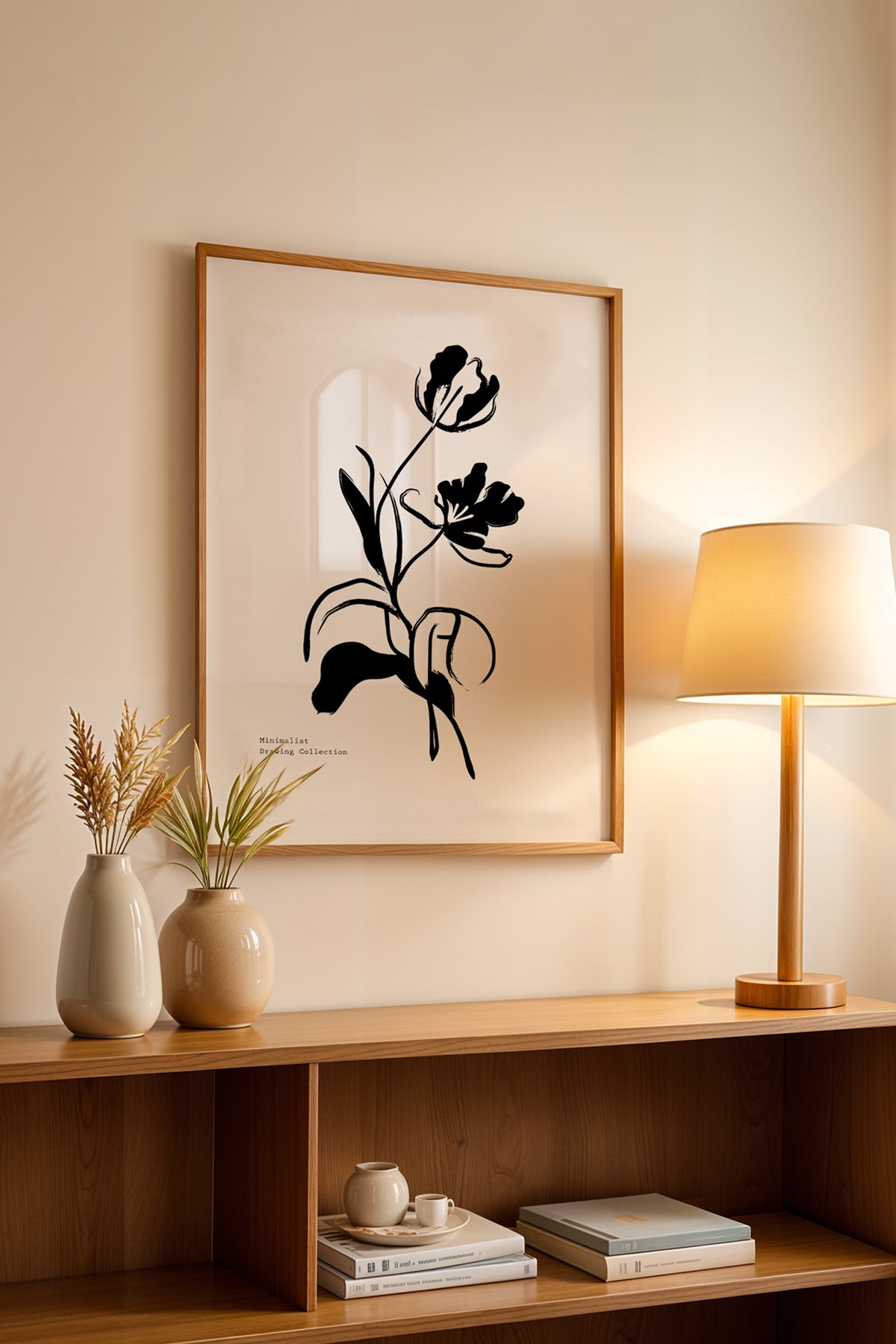 Bohemian Serisi Ahşap Çerçeveli Poster, Tablo No:112