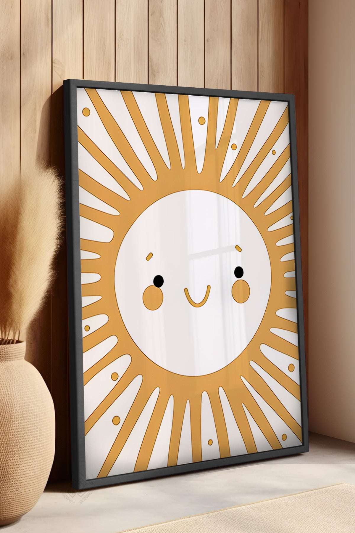 Çocuk Odası, Bebek Odası Siyah Çerçeveli Poster, Tablo No:65