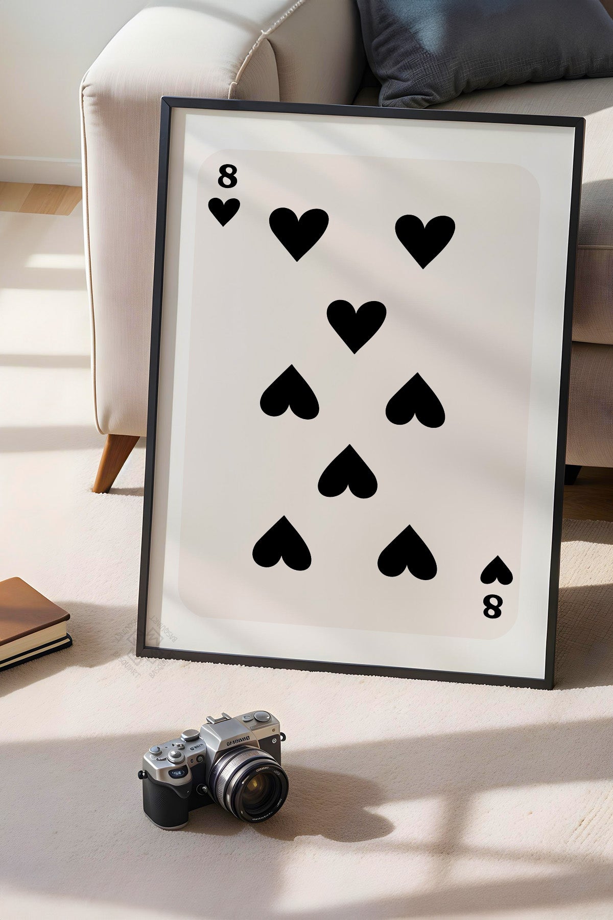 Lucky You Serisi Siyah Çerçeveli Poster, Tablo Duvar Dekoru No:122
