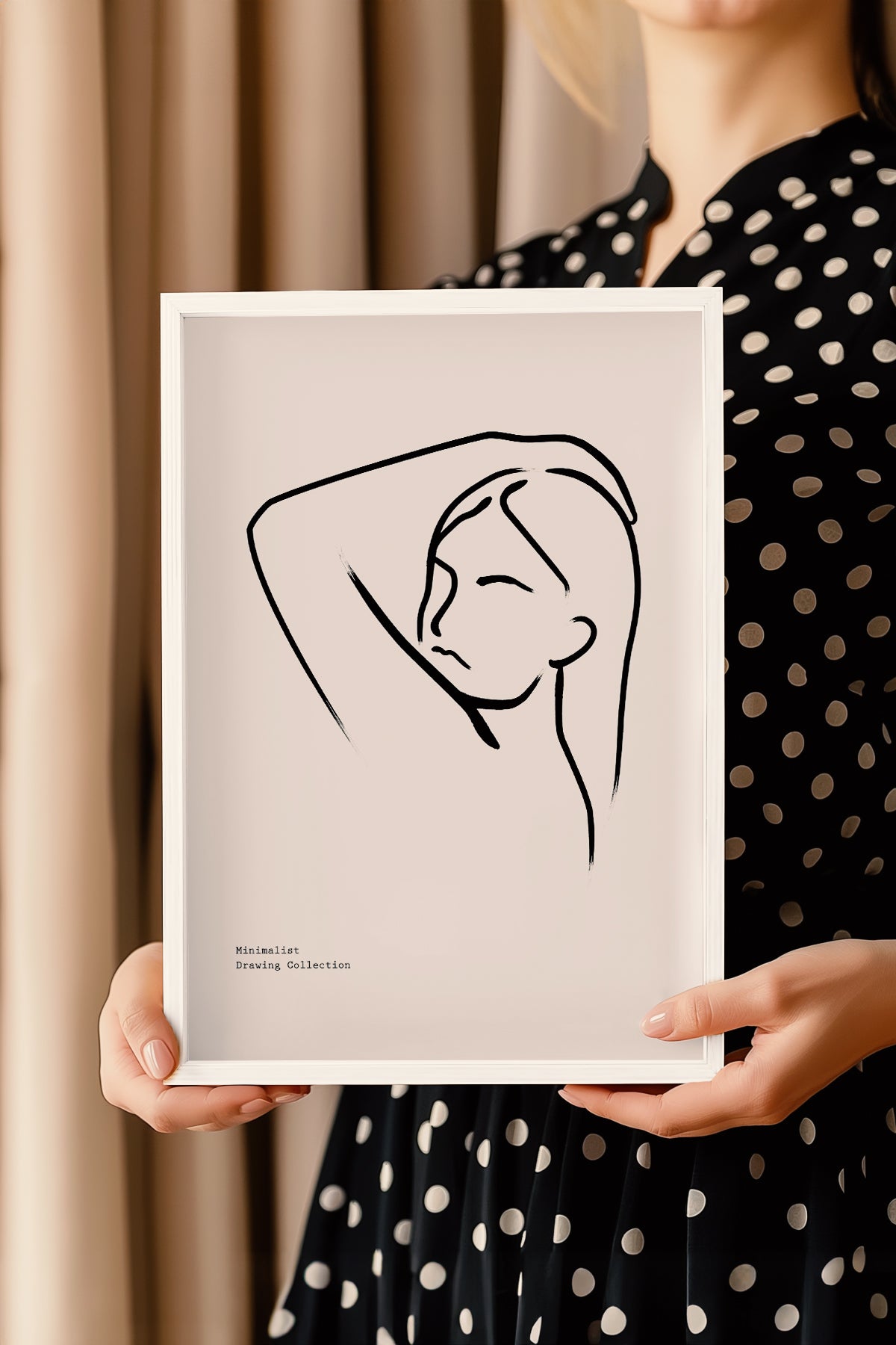 Bohemian Serisi Beyaz Çerçeveli Poster, Tablo No:87