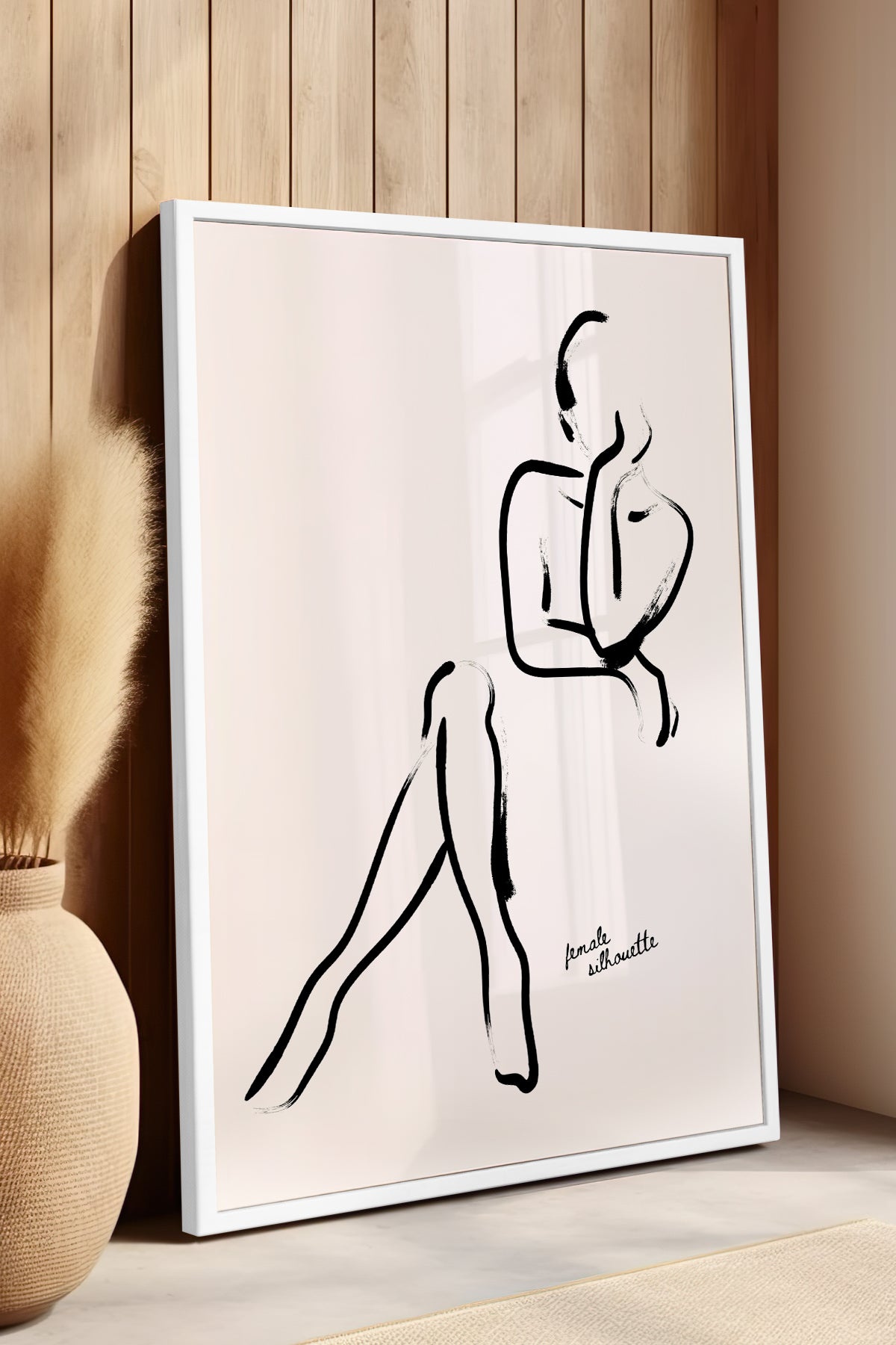 Bohemian Serisi Beyaz Çerçeveli Poster, Tablo No:90