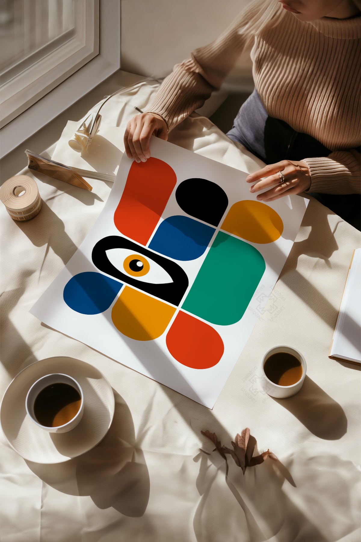 Bauhaus 6'lı Poster Seti, Duvar Dekoru No:10