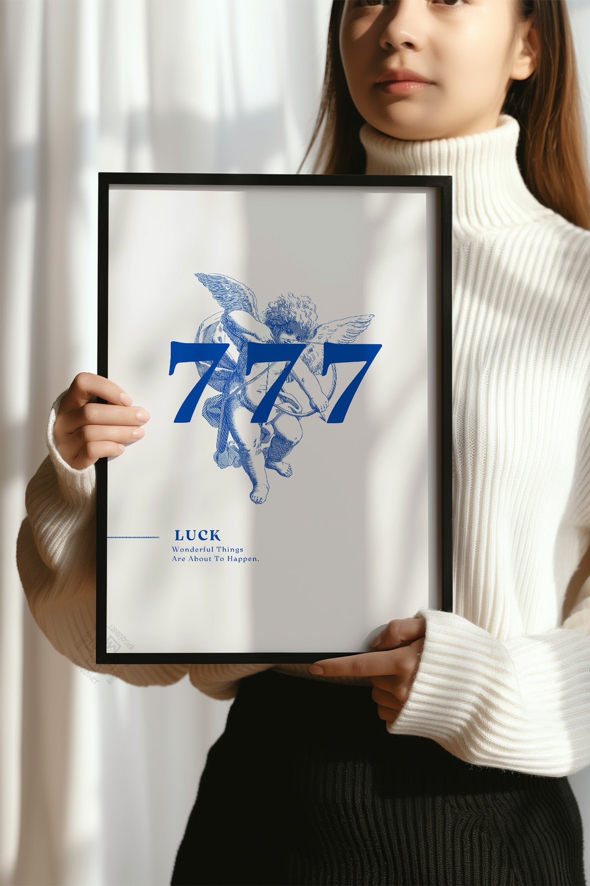 Lucky You Serisi Siyah Çerçeveli Poster, Tablo Duvar Dekoru No:27