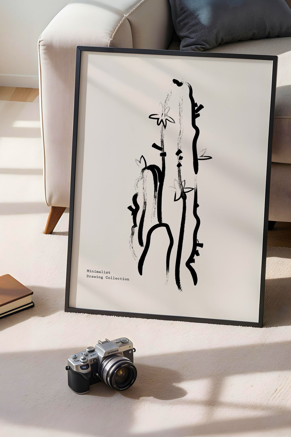 Bohemian Serisi Siyah Çerçeveli Poster, Tablo No:130