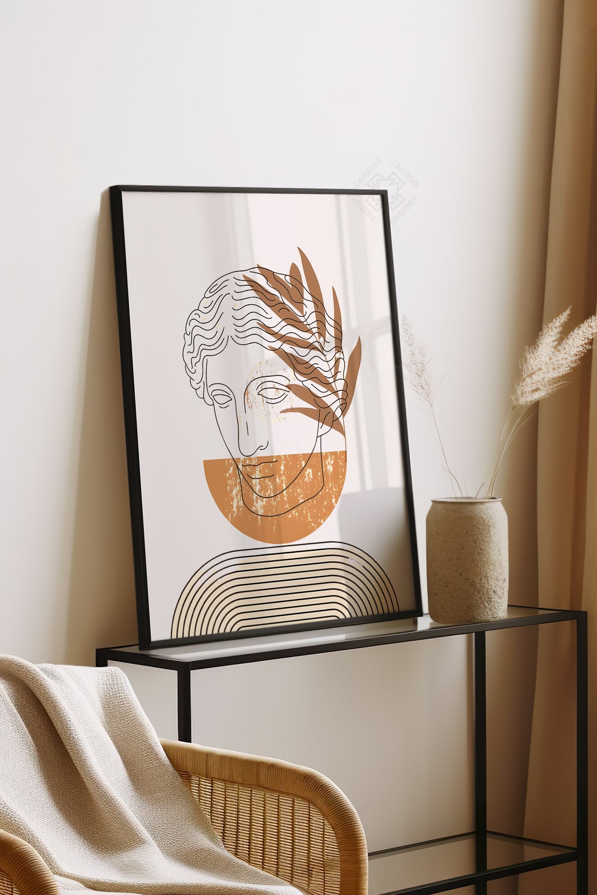Bohemian Serisi Siyah Çerçeveli Poster, Tablo No:31