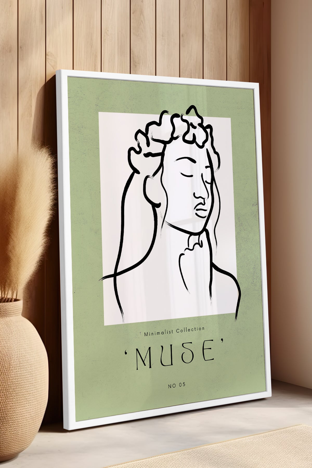 Bohemian Serisi Beyaz Çerçeveli Poster, Tablo No:64