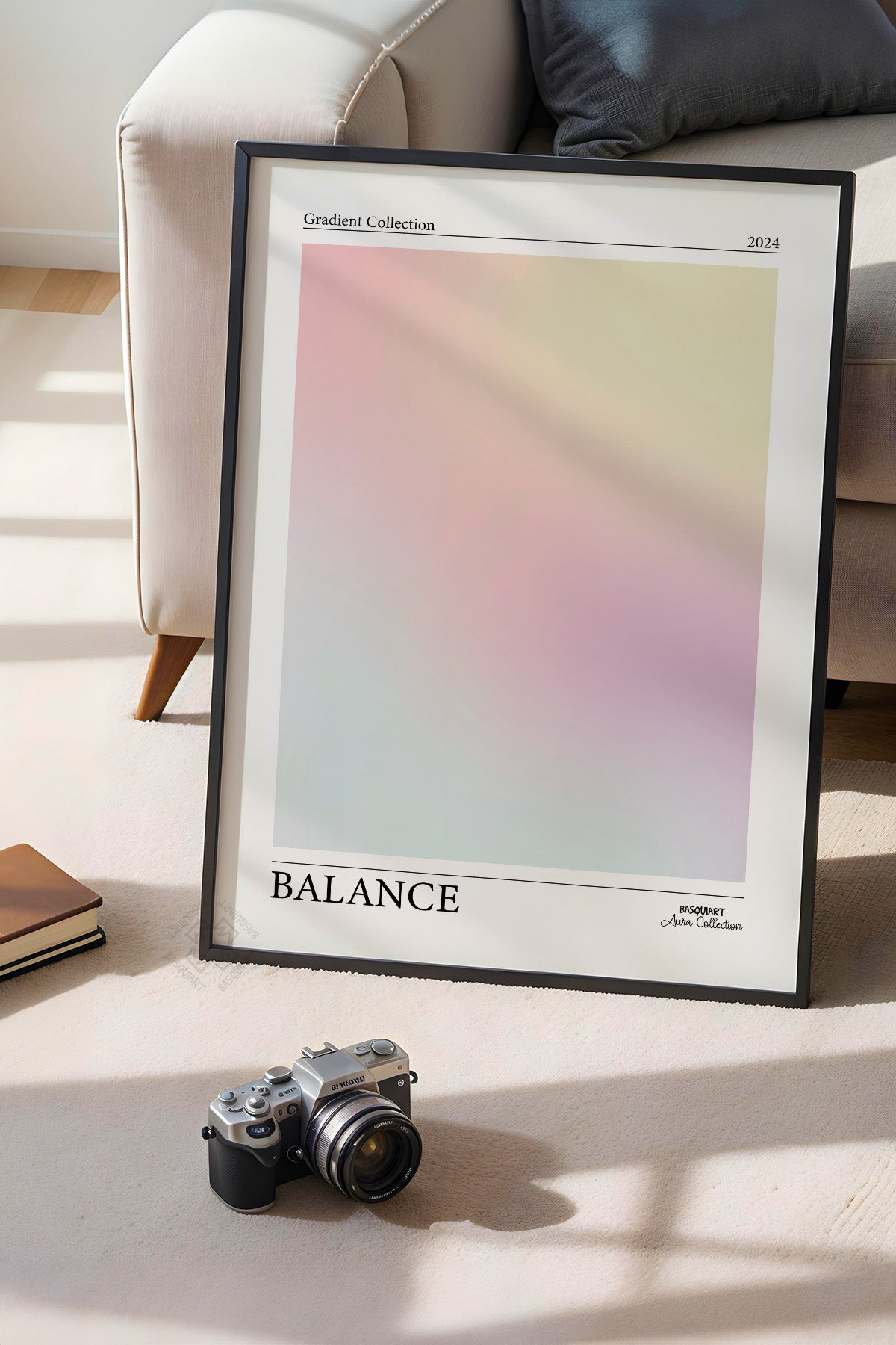 Aura Serisi Siyah Çerçeveli Poster, Tablo No:29