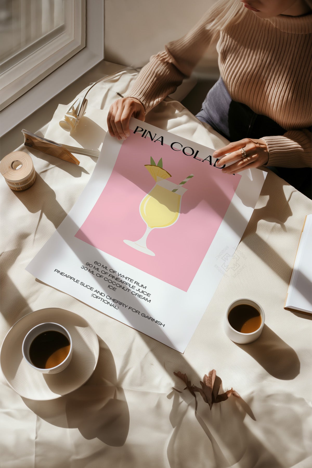 Kokteyl Serisi Poster, Cafe, Restoran, Mutfak Duvar Dekoru No:19
