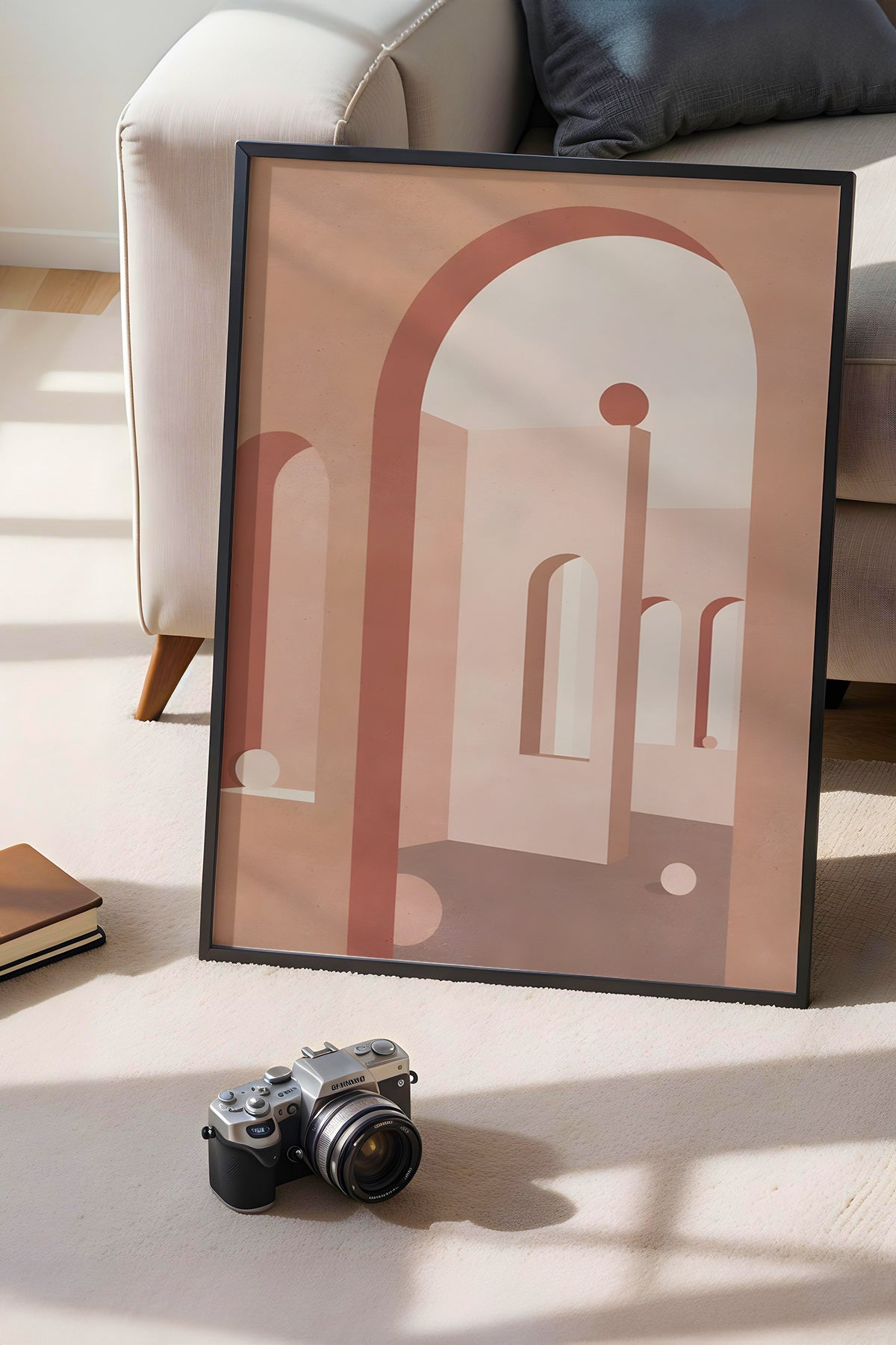 Bohemian Serisi Siyah Çerçeveli Poster, Tablo No:30