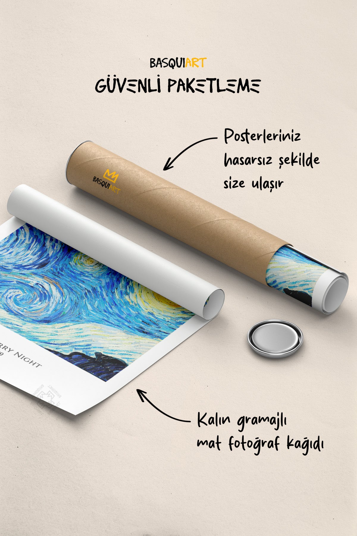 Vincent Van Gogh Serisi Poster, Duvar Dekoru No:2