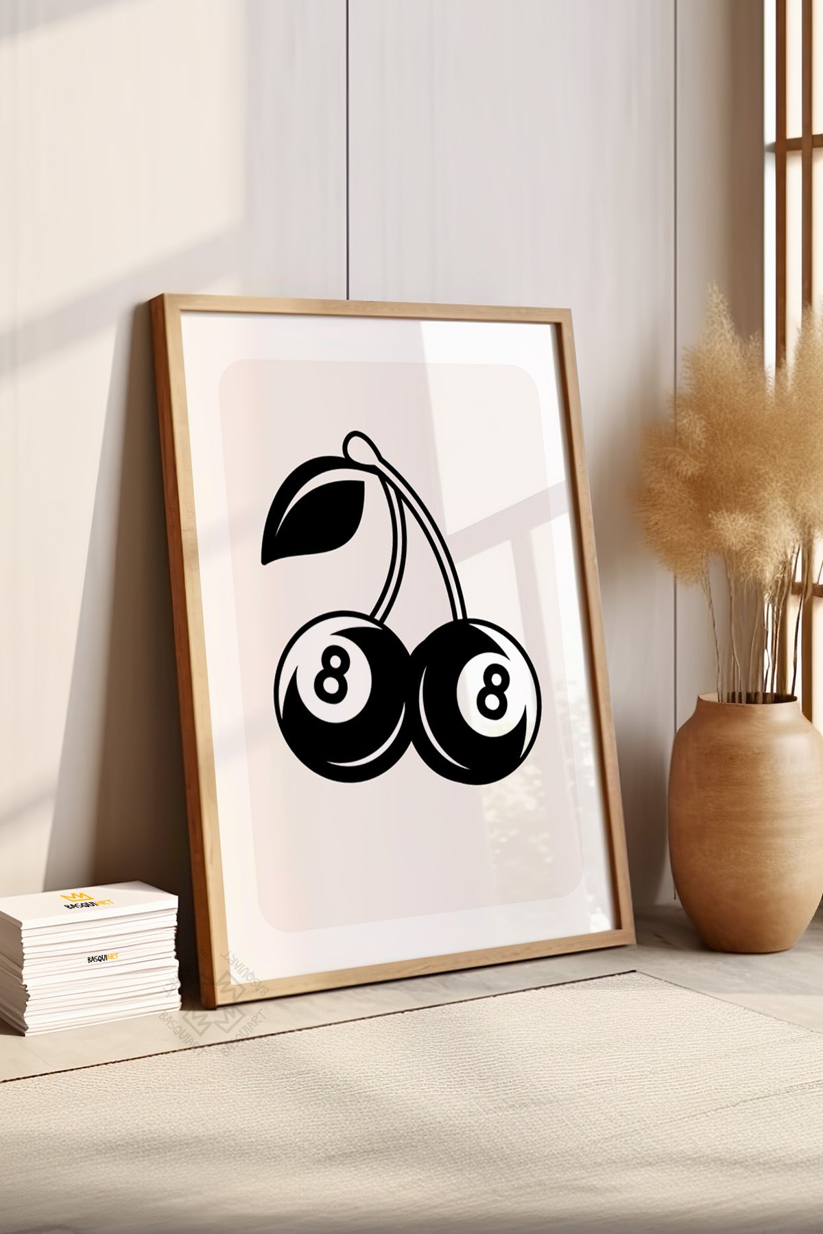 Lucky You Serisi Ahşap Çerçeveli Poster, Tablo Duvar Dekoru No:114
