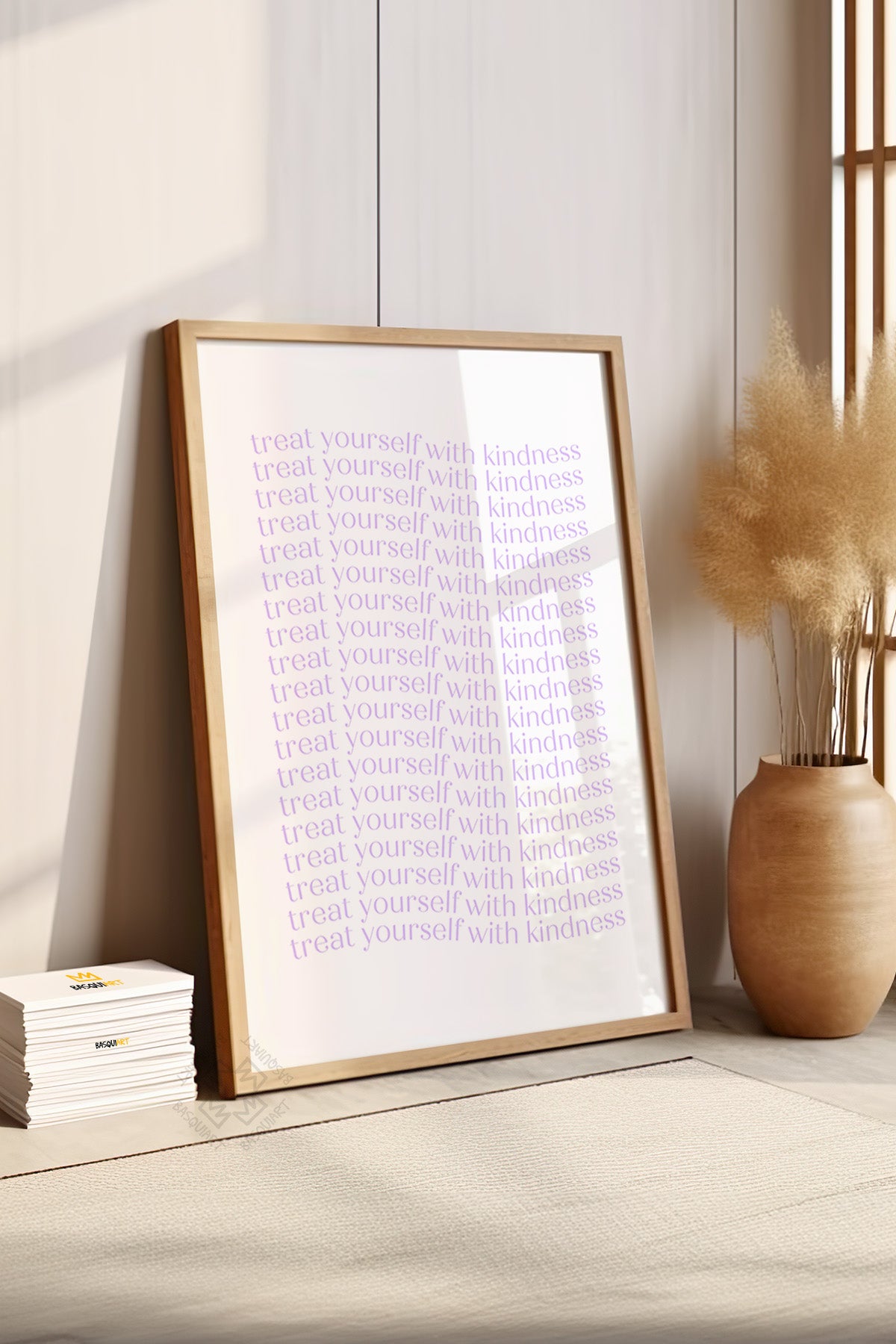 Aura Serisi Ahşap Çerçeveli Poster, Tablo No:146