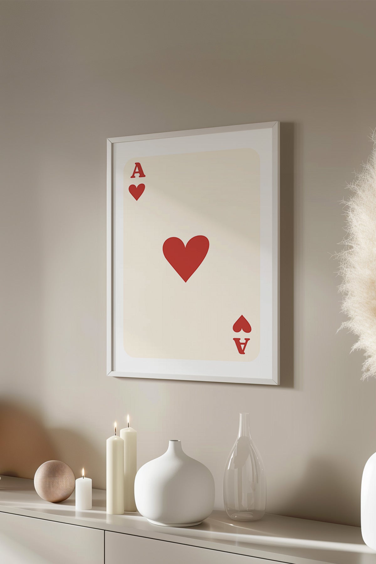 Lucky You Serisi Beyaz Çerçeveli Poster, Tablo Duvar Dekoru No:70