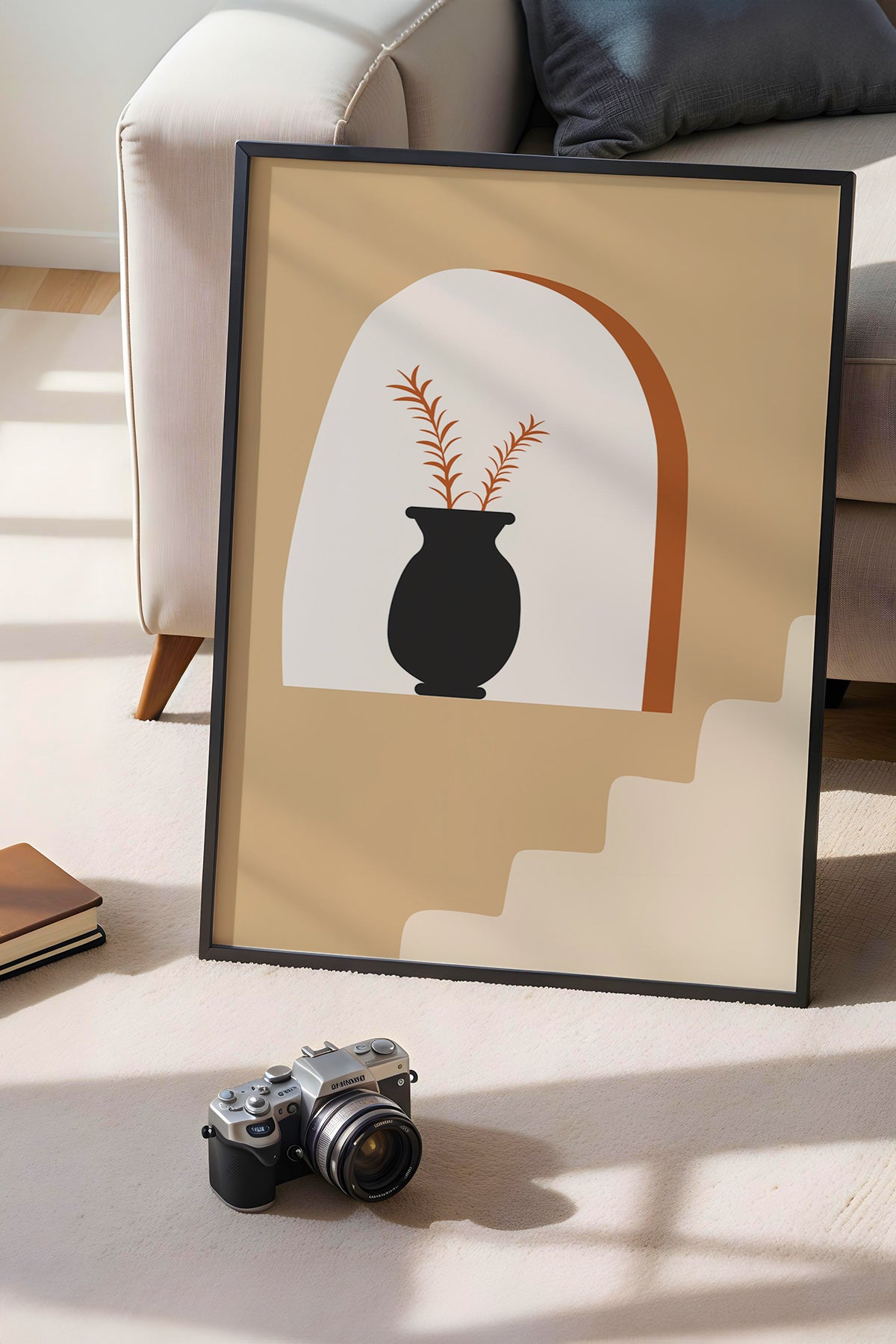 Bohemian Serisi Siyah Çerçeveli Poster, Tablo No:20