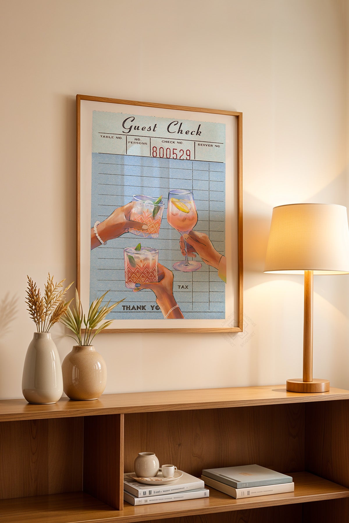 Lucky You Serisi Ahşap Çerçeveli Poster, Tablo Duvar Dekoru No:32