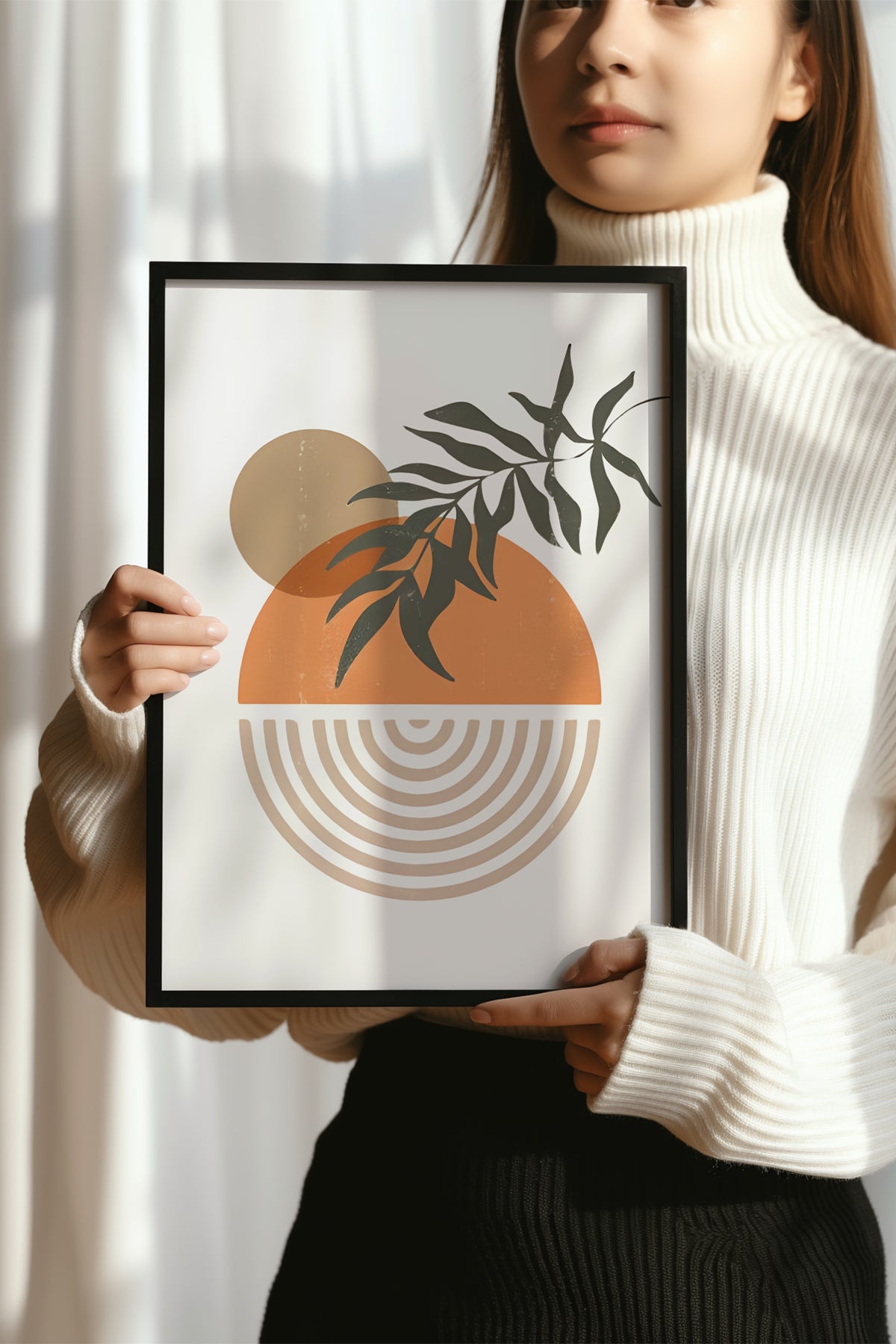 Bohemian Serisi Siyah Çerçeveli Poster, Tablo No:39