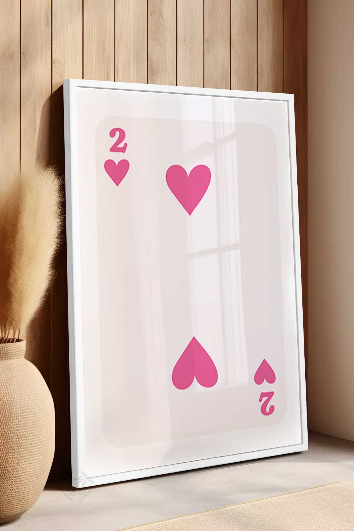 Lucky You Serisi Beyaz Çerçeveli Poster, Tablo Duvar Dekoru No:54