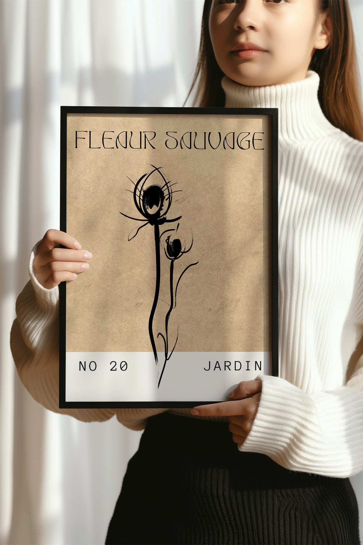 Bohemian Serisi Siyah Çerçeveli Poster, Tablo No:115