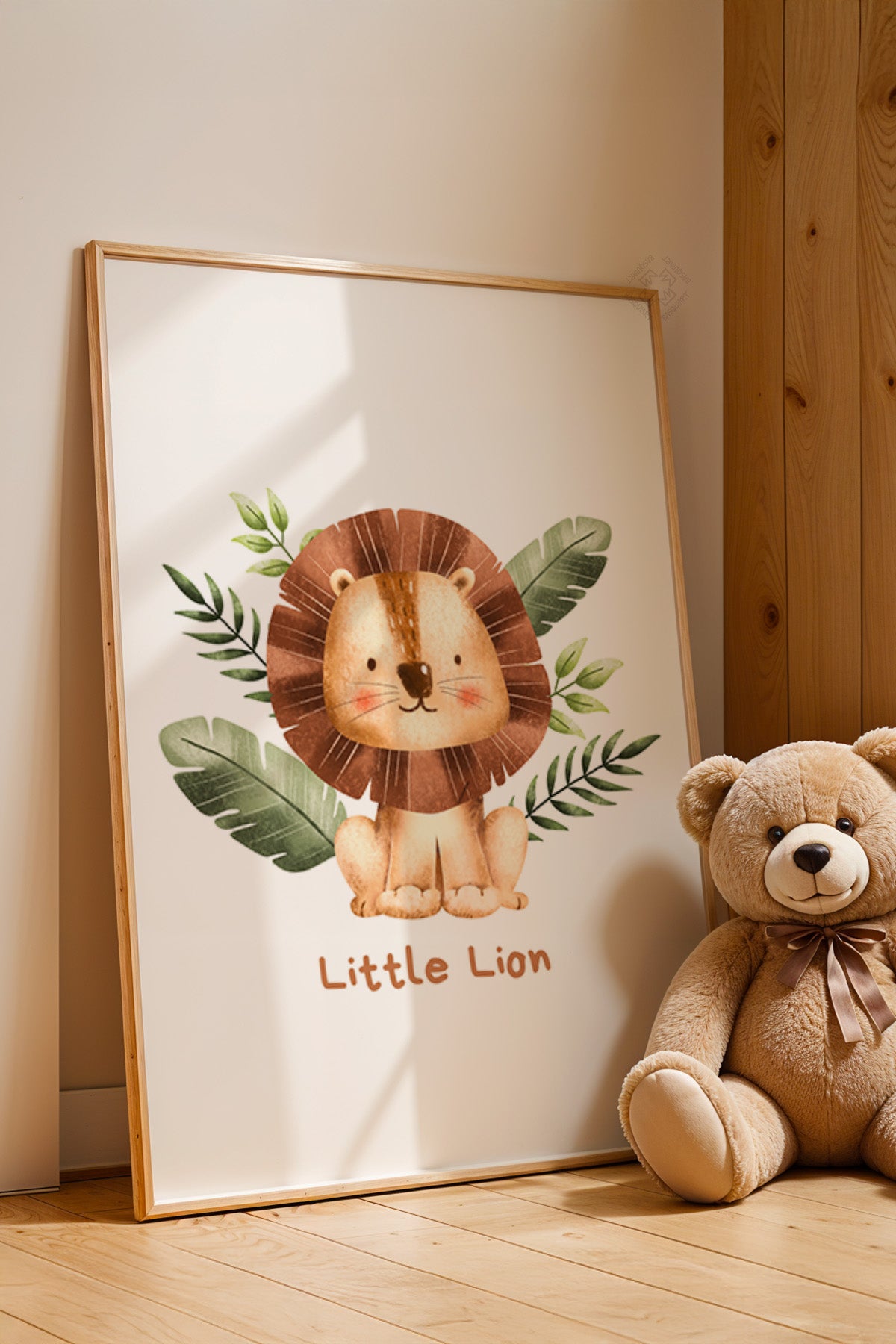 Çocuk Odası, Bebek Odası Ahşap Çerçeveli Poster, Tablo No:97