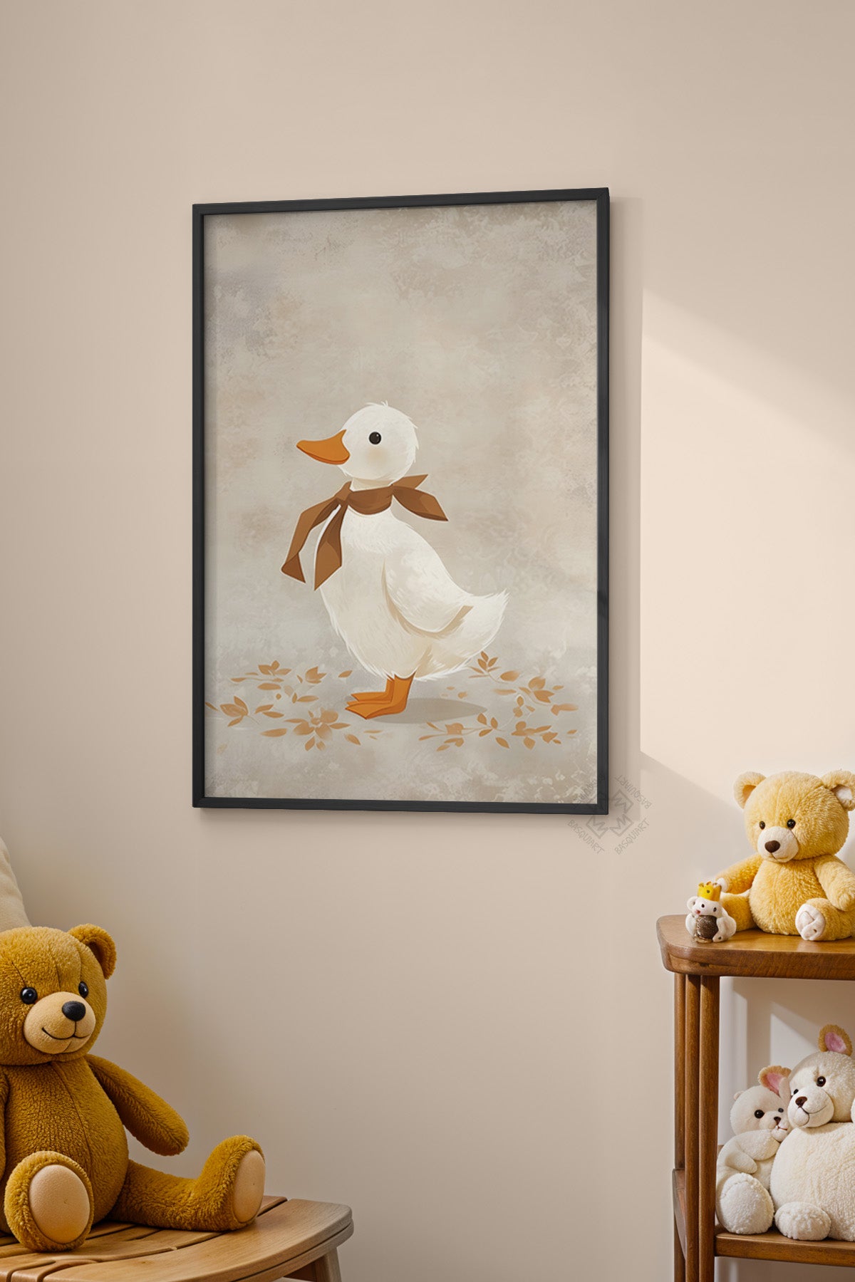 Çocuk Odası, Bebek Odası Siyah Çerçeveli Poster, Tablo No:61