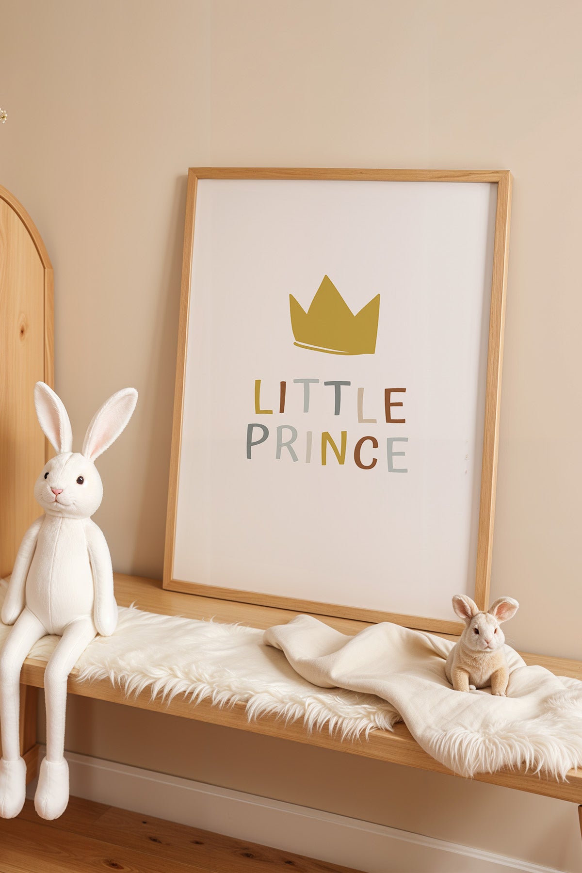 Çocuk Odası, Bebek Odası Ahşap Çerçeveli Poster, Tablo No:30