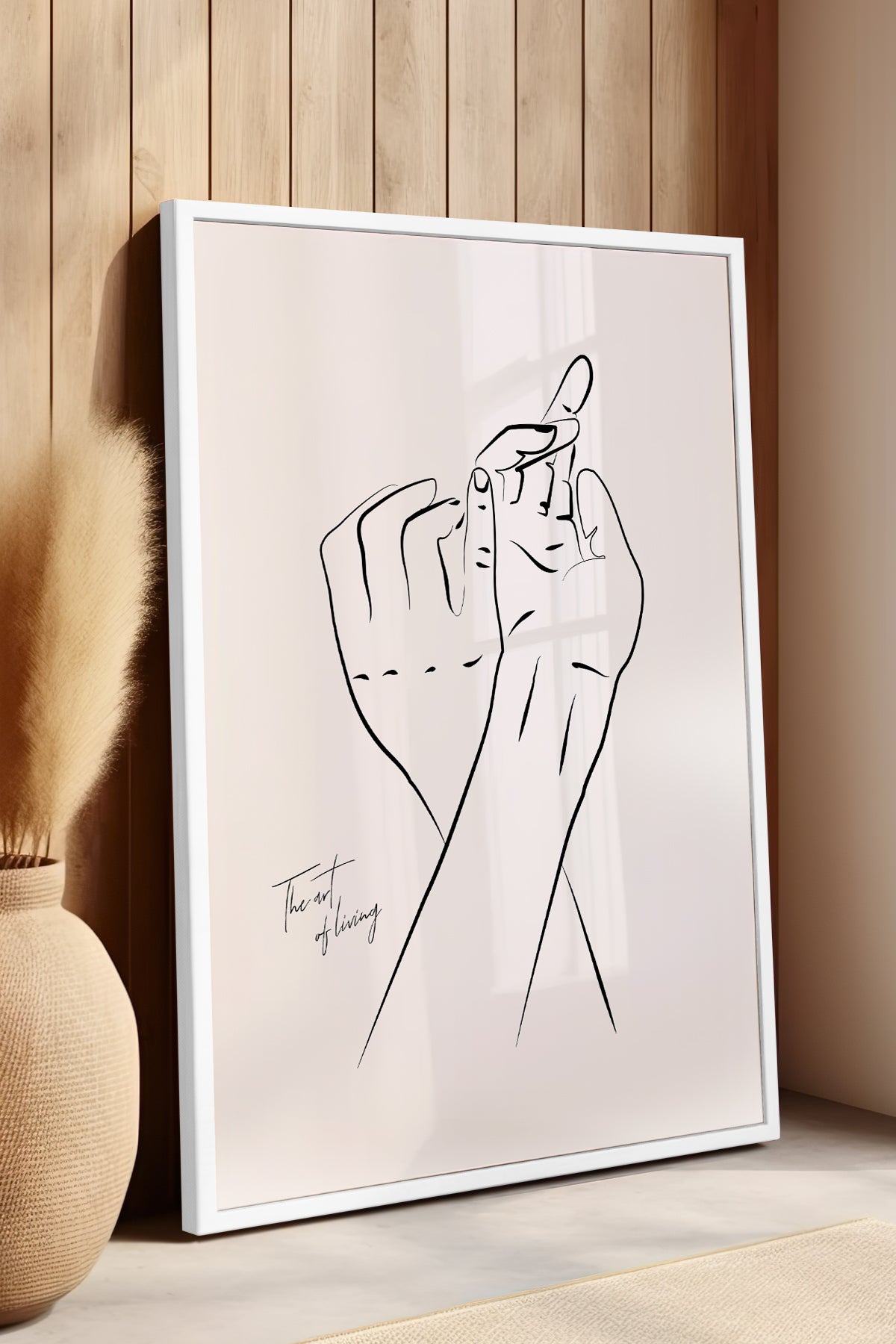 Bohemian Serisi Beyaz Çerçeveli Poster, Tablo No:84