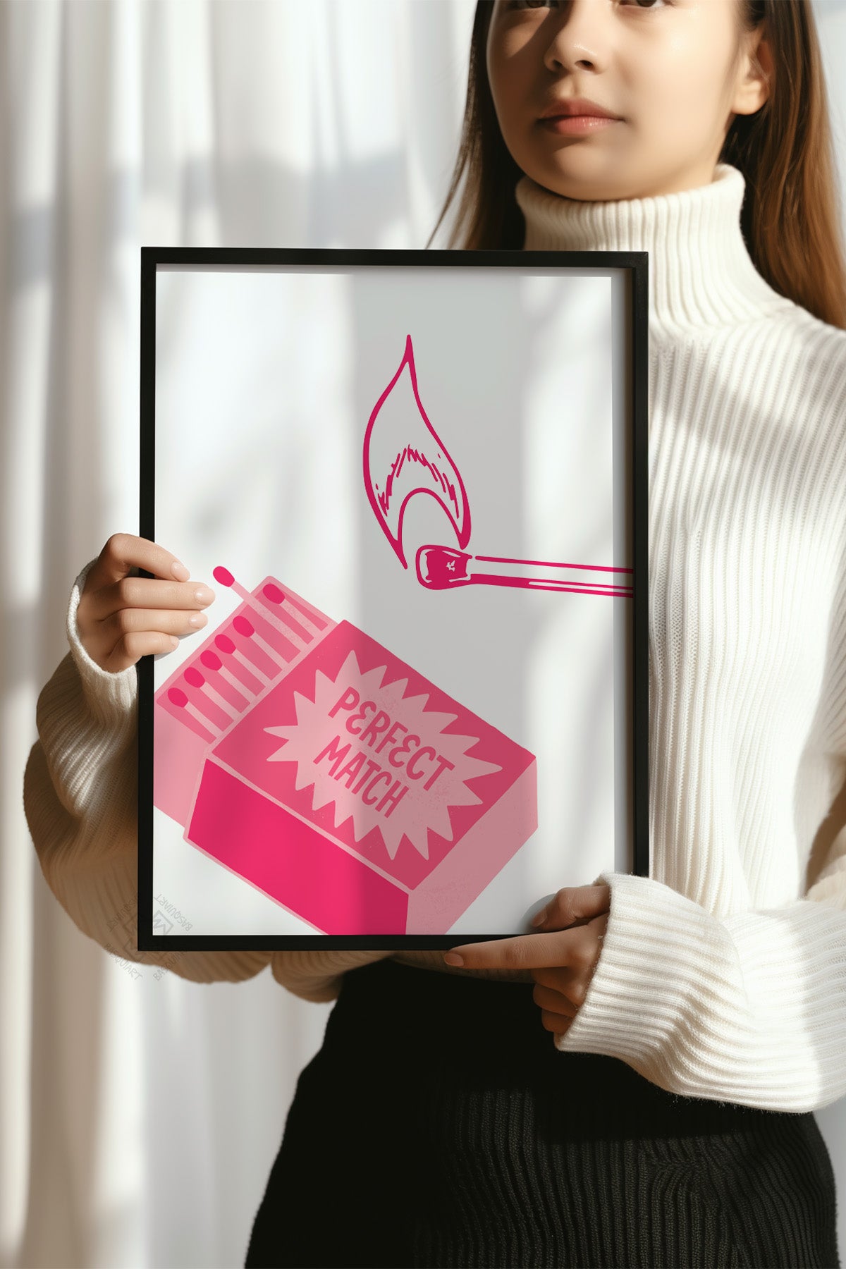 Lucky You Serisi Siyah Çerçeveli Poster, Tablo Duvar Dekoru No:85