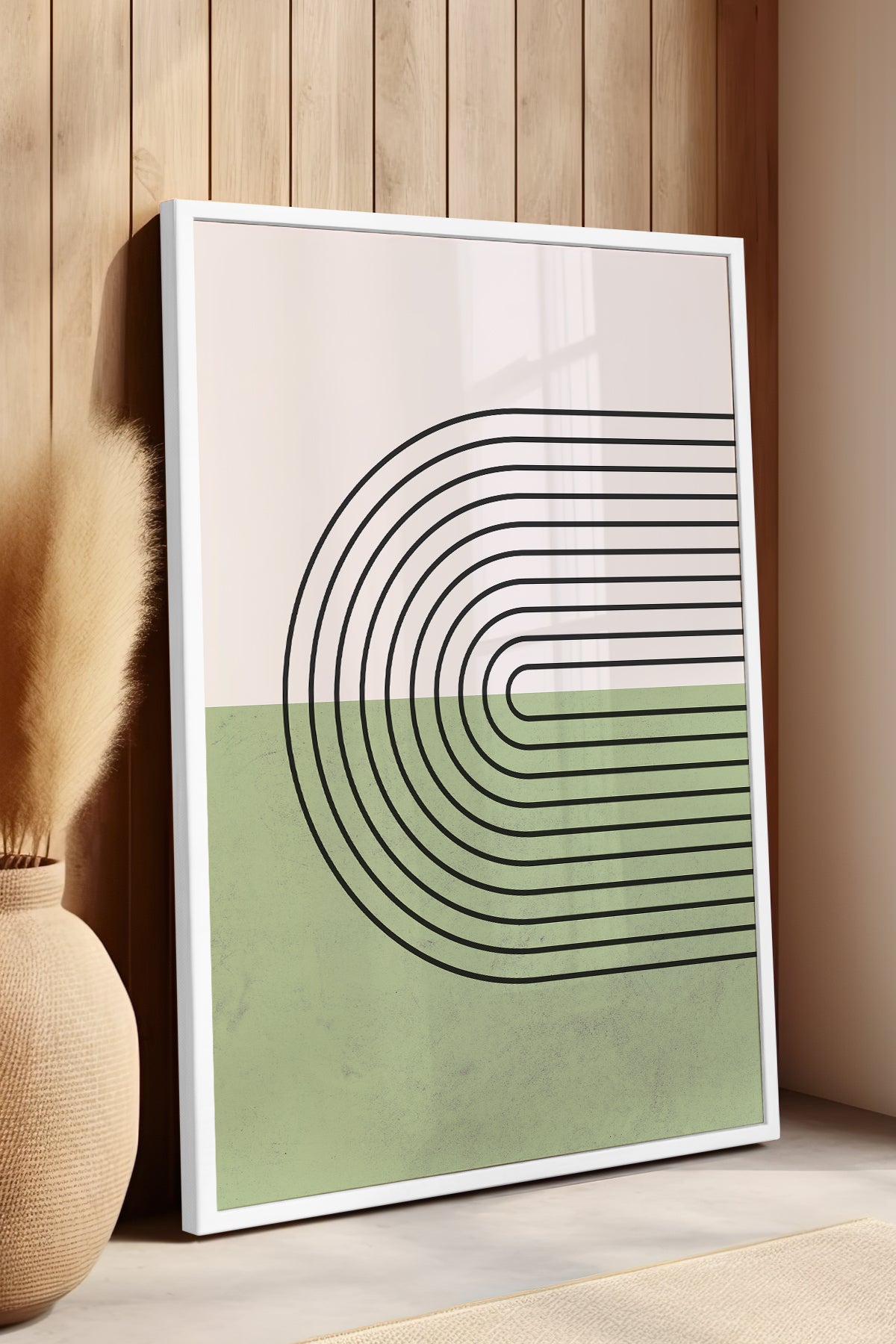 Bohemian Serisi Beyaz Çerçeveli Poster, Tablo No:49