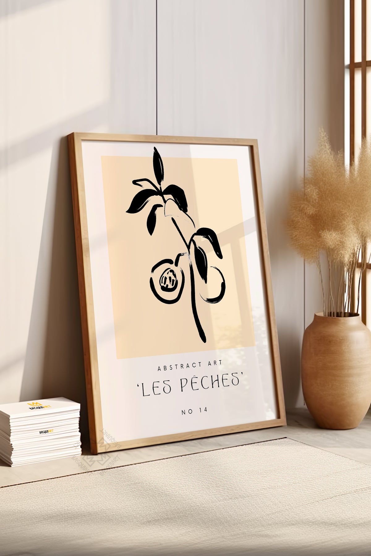 Bohemian Serisi Ahşap Çerçeveli Poster, Tablo No:129