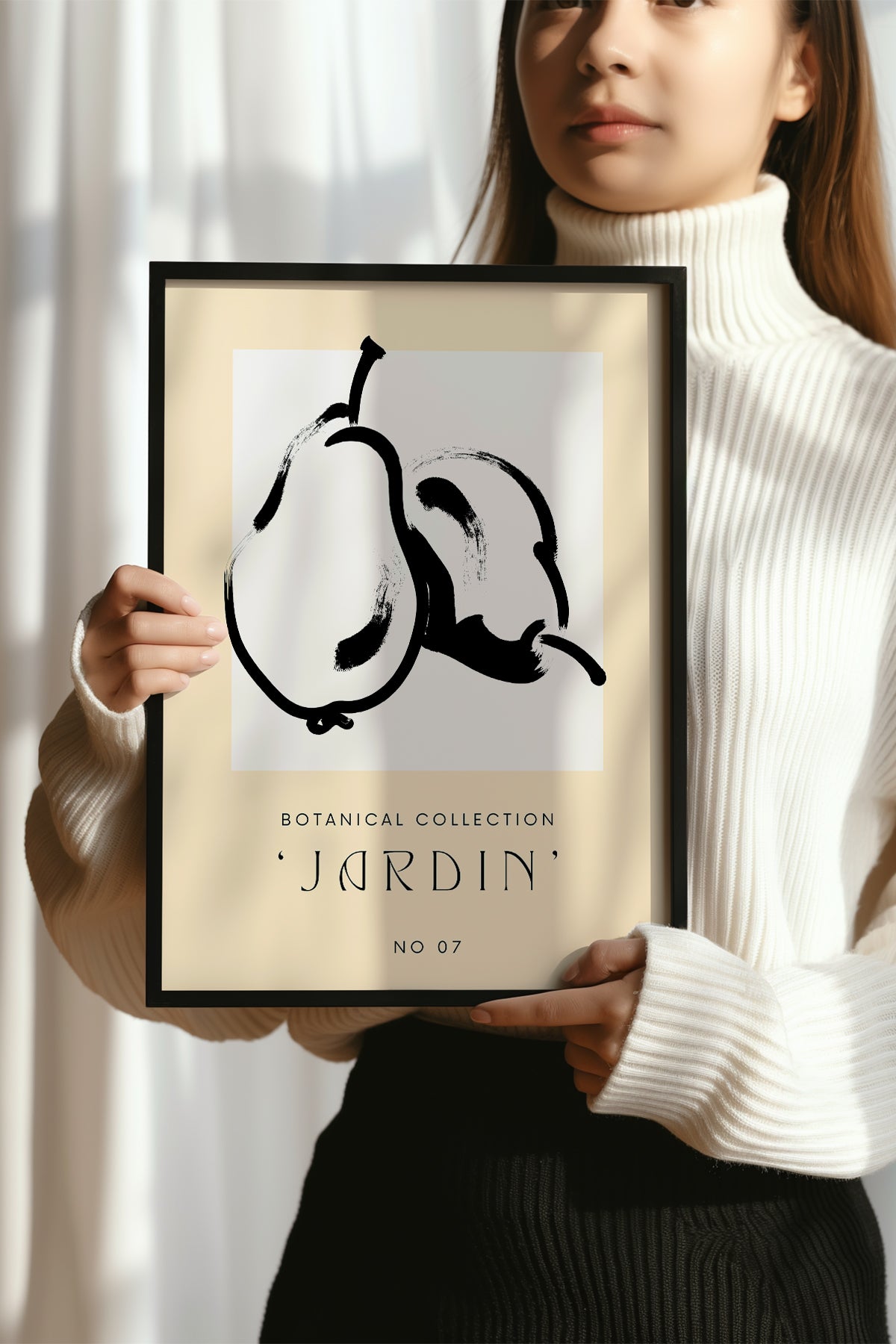 Bohemian Serisi Siyah Çerçeveli Poster, Tablo No:118