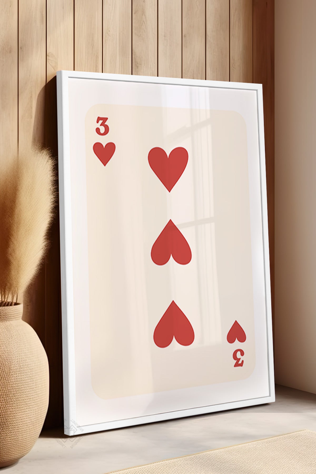 Lucky You Serisi Beyaz Çerçeveli Poster, Tablo Duvar Dekoru No:72