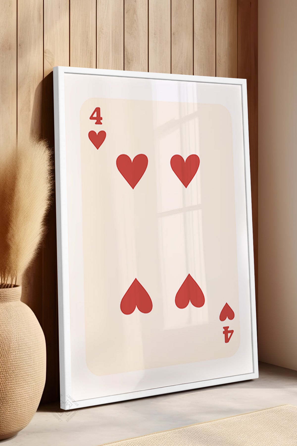 Lucky You Serisi Beyaz Çerçeveli Poster, Tablo Duvar Dekoru No:73