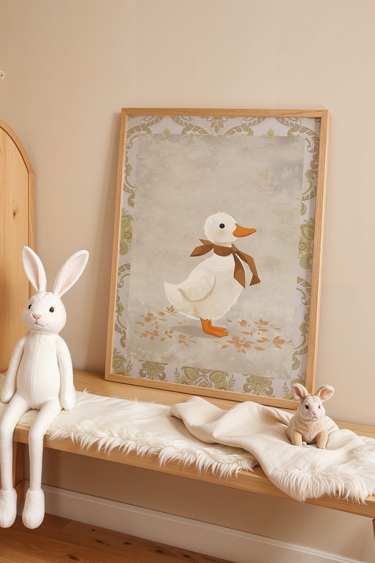 Çocuk Odası, Bebek Odası Ahşap Çerçeveli Poster, Tablo No:62