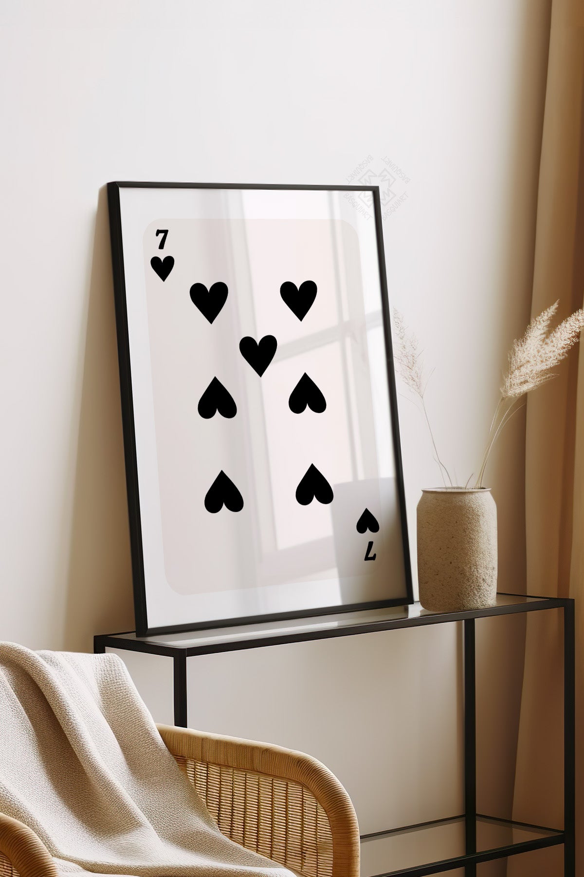 Lucky You Serisi Siyah Çerçeveli Poster, Tablo Duvar Dekoru No:121