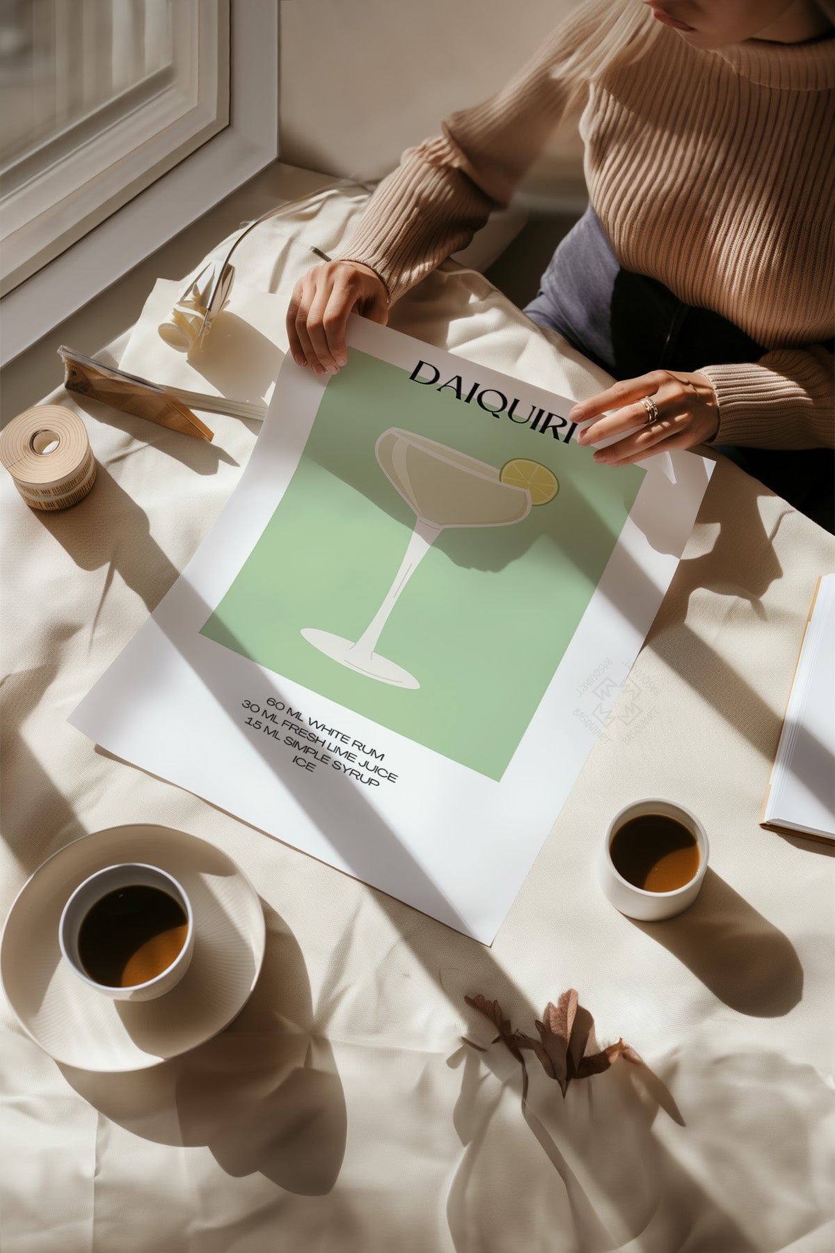 Kokteyl Serisi Poster, Cafe, Restoran, Mutfak Duvar Dekoru No:24