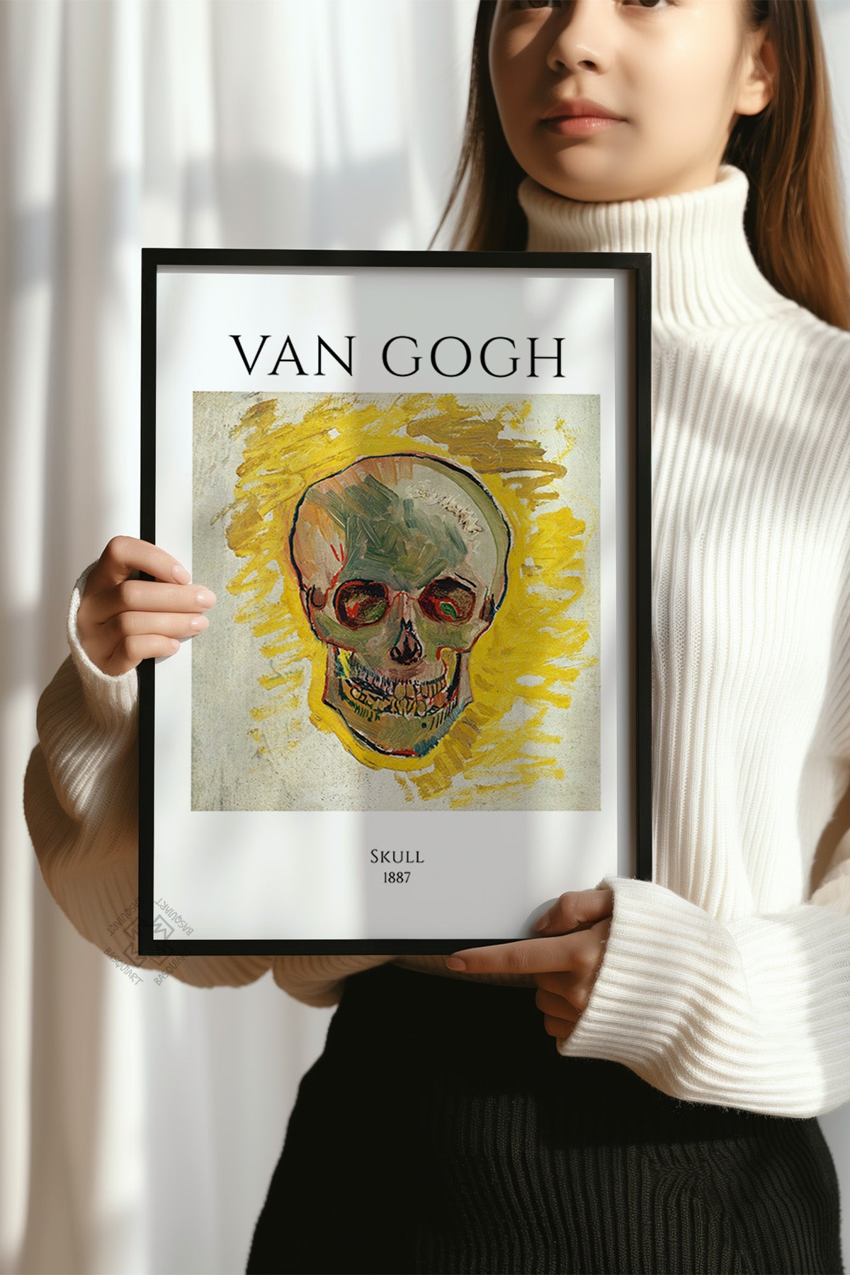 Vincent Van Gogh Serisi Siyah Çerçeveli Poster, Tablo Duvar Dekoru No:30