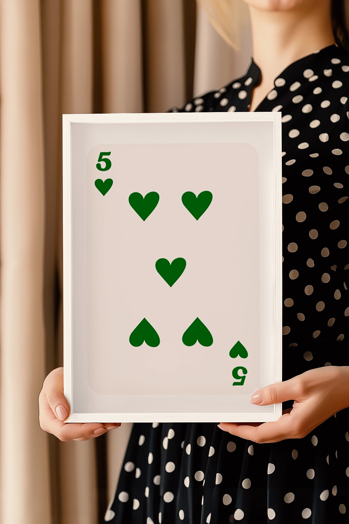Lucky You Serisi Beyaz Çerçeveli Poster, Tablo Duvar Dekoru No:142