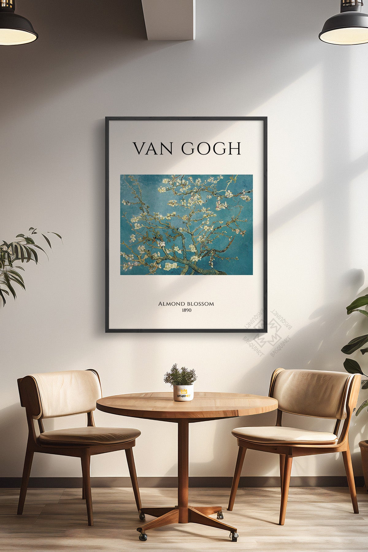 Vincent Van Gogh Serisi Siyah Çerçeveli Poster, Tablo Duvar Dekoru No:20
