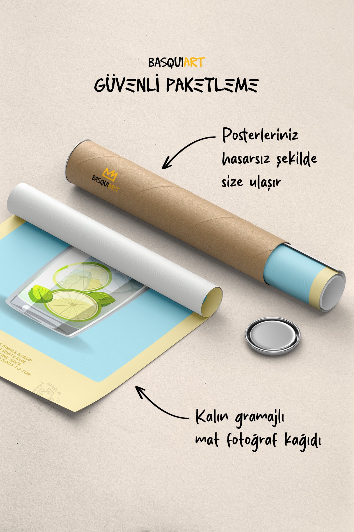 Kokteyl Serisi Poster, Cafe, Restoran, Mutfak Duvar Dekoru No:56