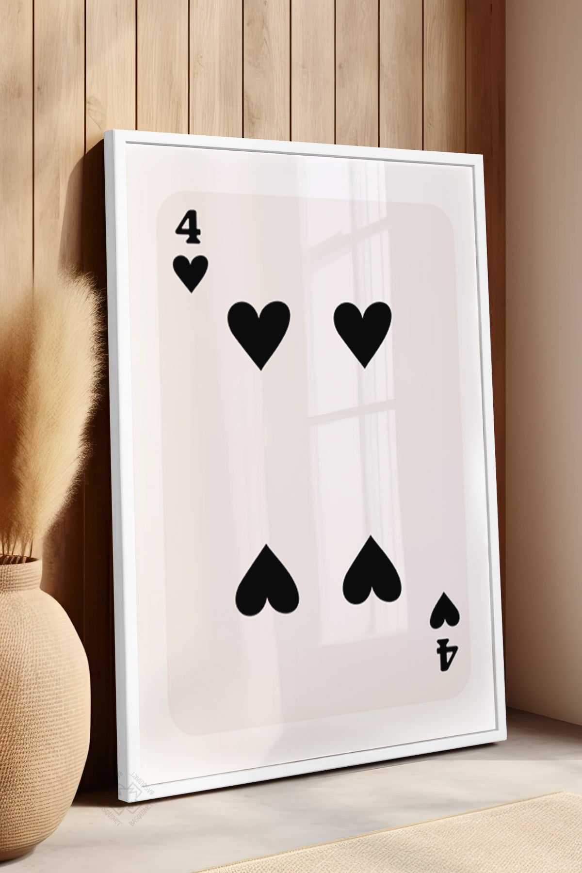 Lucky You Serisi Beyaz Çerçeveli Poster, Tablo Duvar Dekoru No:118