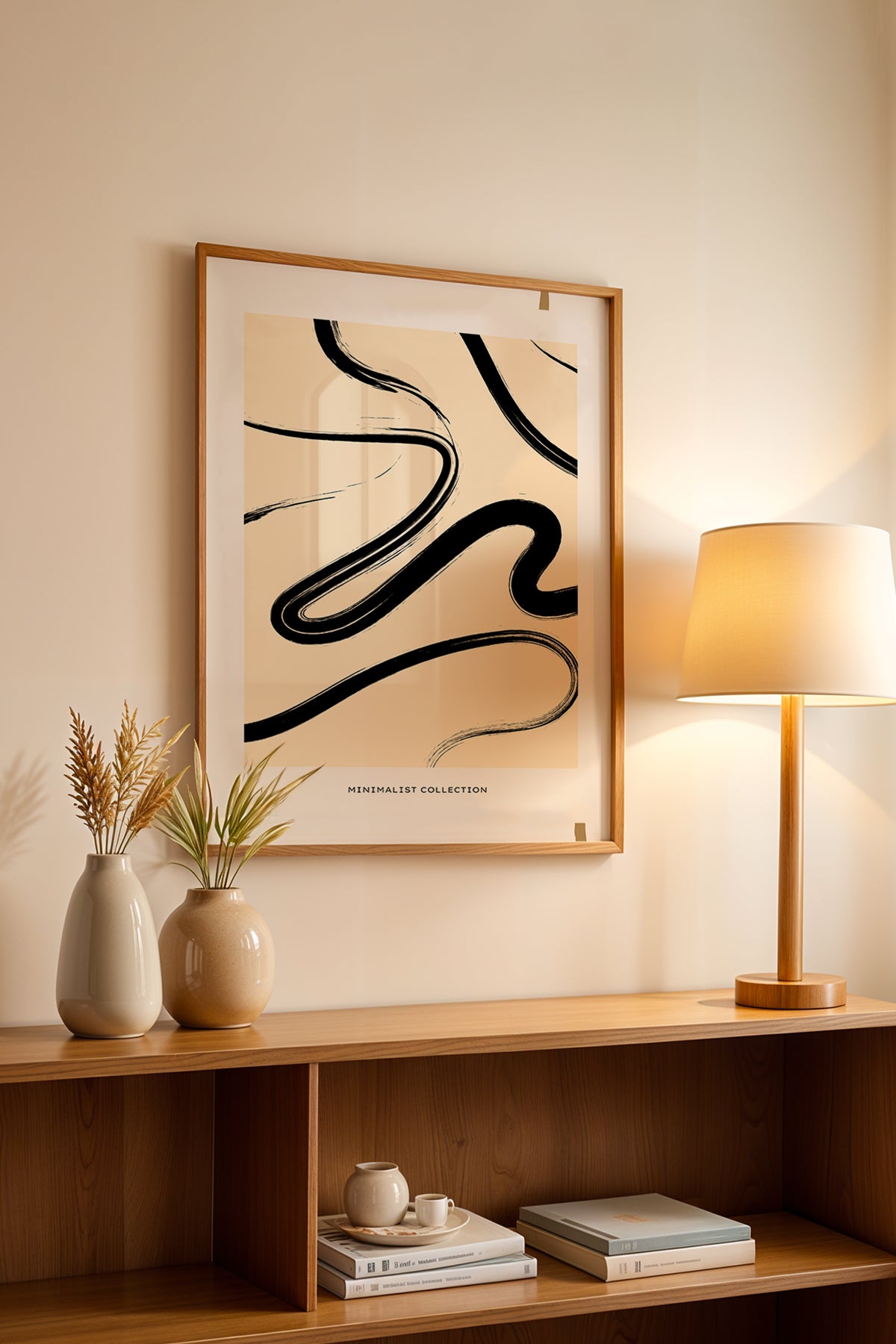 Bohemian Serisi Ahşap Çerçeveli Poster, Tablo No:136
